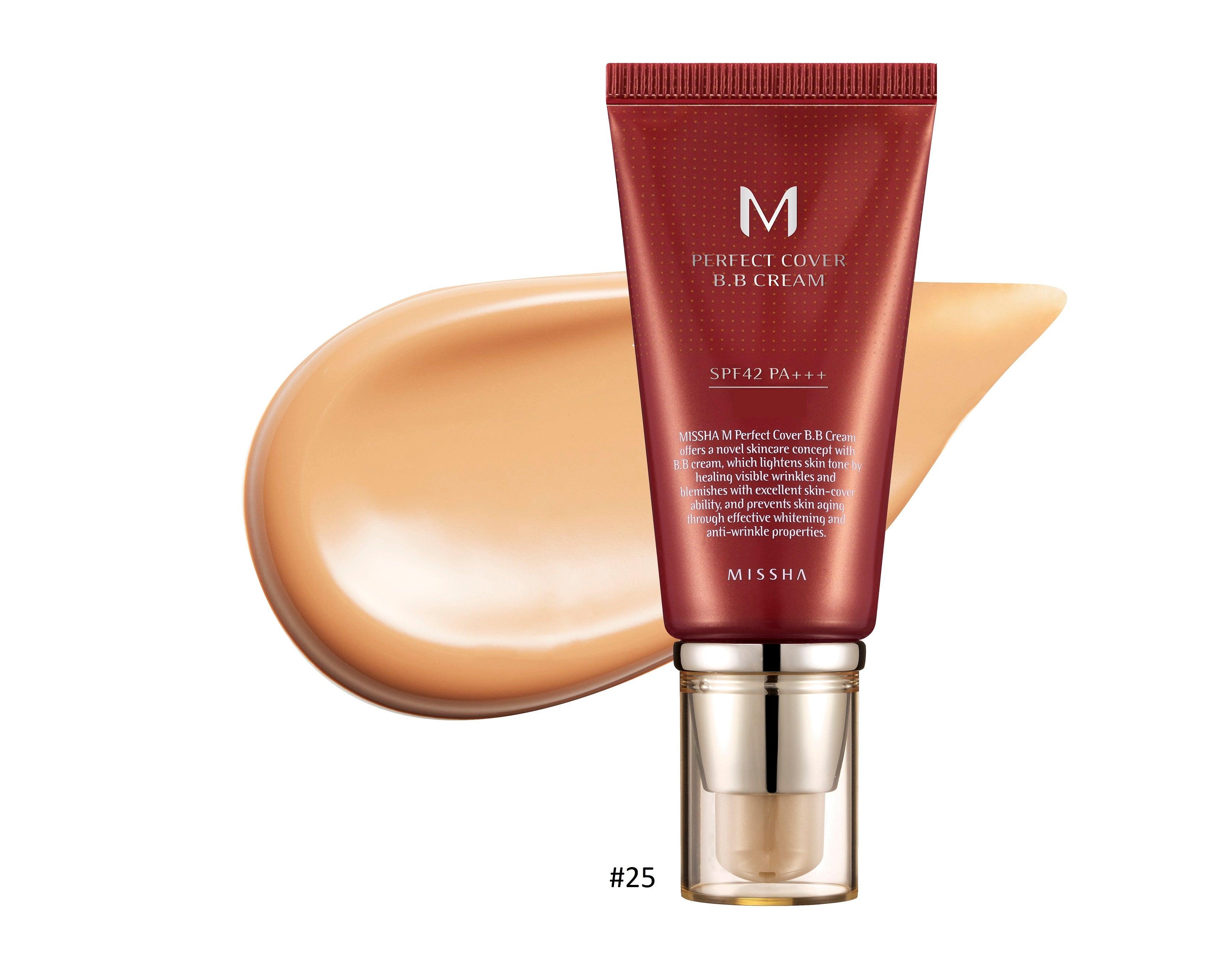 MISSHA Perfect Cover BB Cream SPF 42 PA+++, 50ml, 3 colori