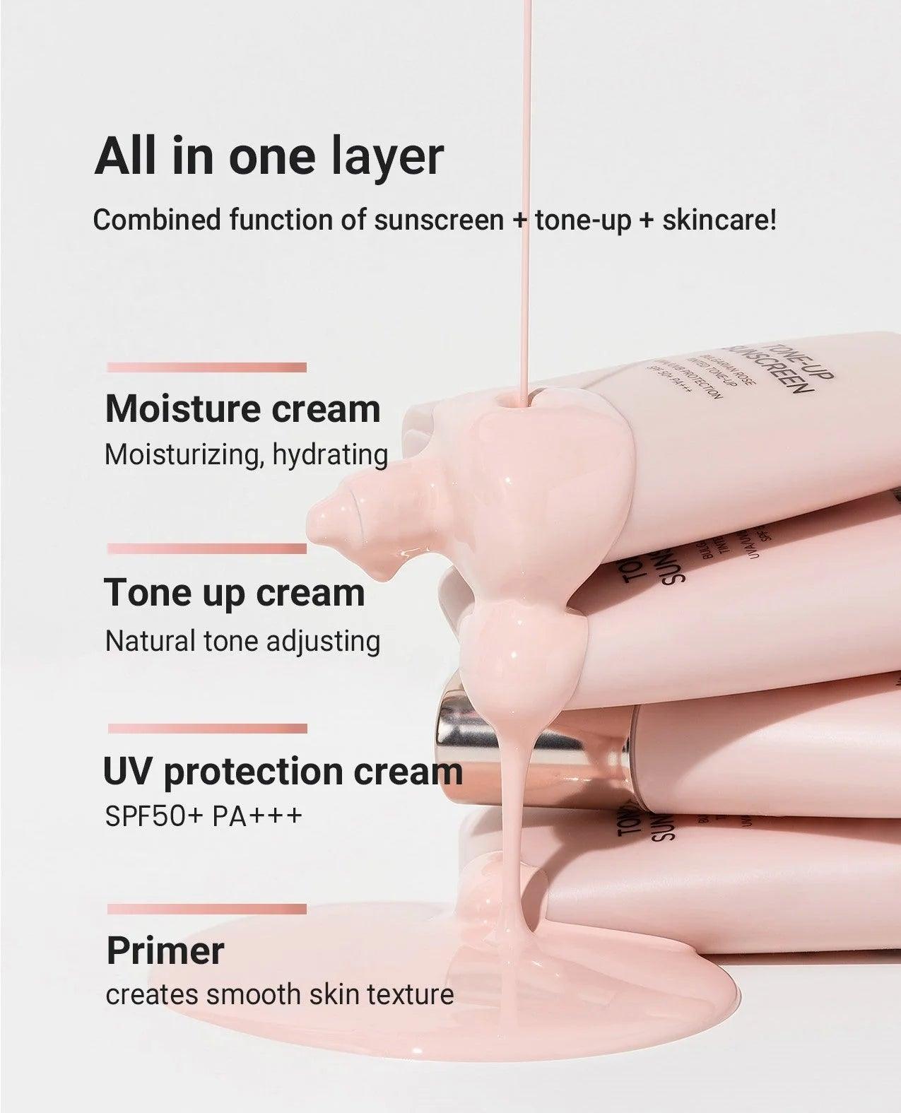 Heimish Bulgarian Rose Tone-up Sunscreen SPF50+ PA+++, 30ml
