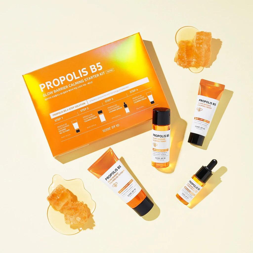 Set Illuminante e Lenitivo - SOMEBYMI Propolis Trial Kit, 4 pezzi