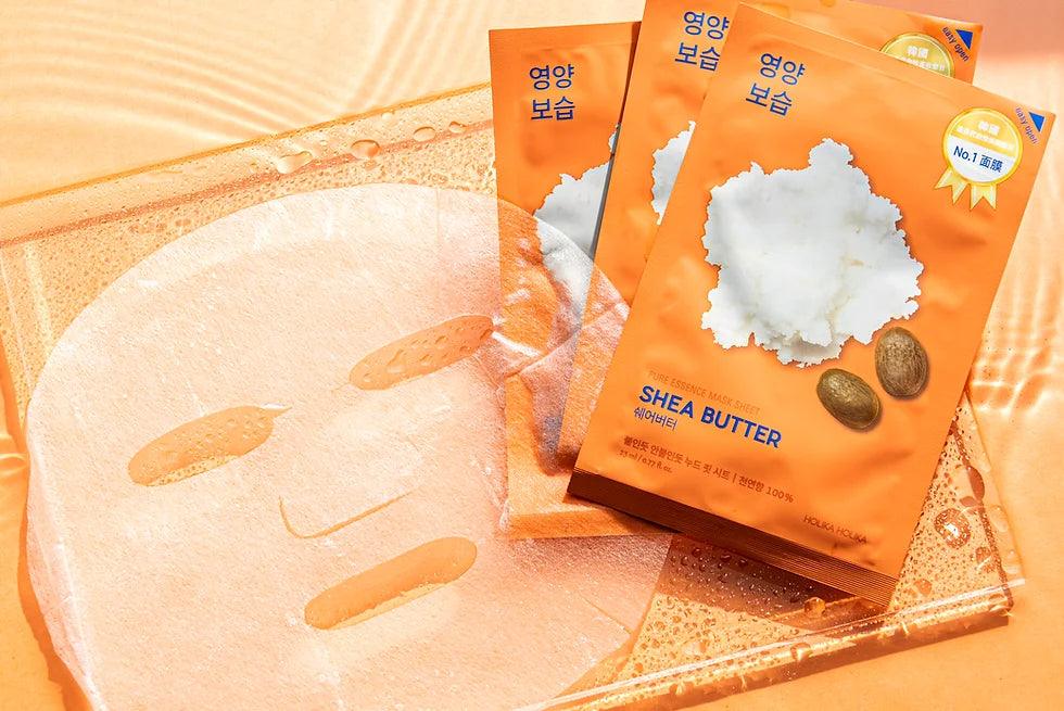 HOLIKA HOLIKA Pure Essence Mask Sheet - Shea Butter 3 pezzi