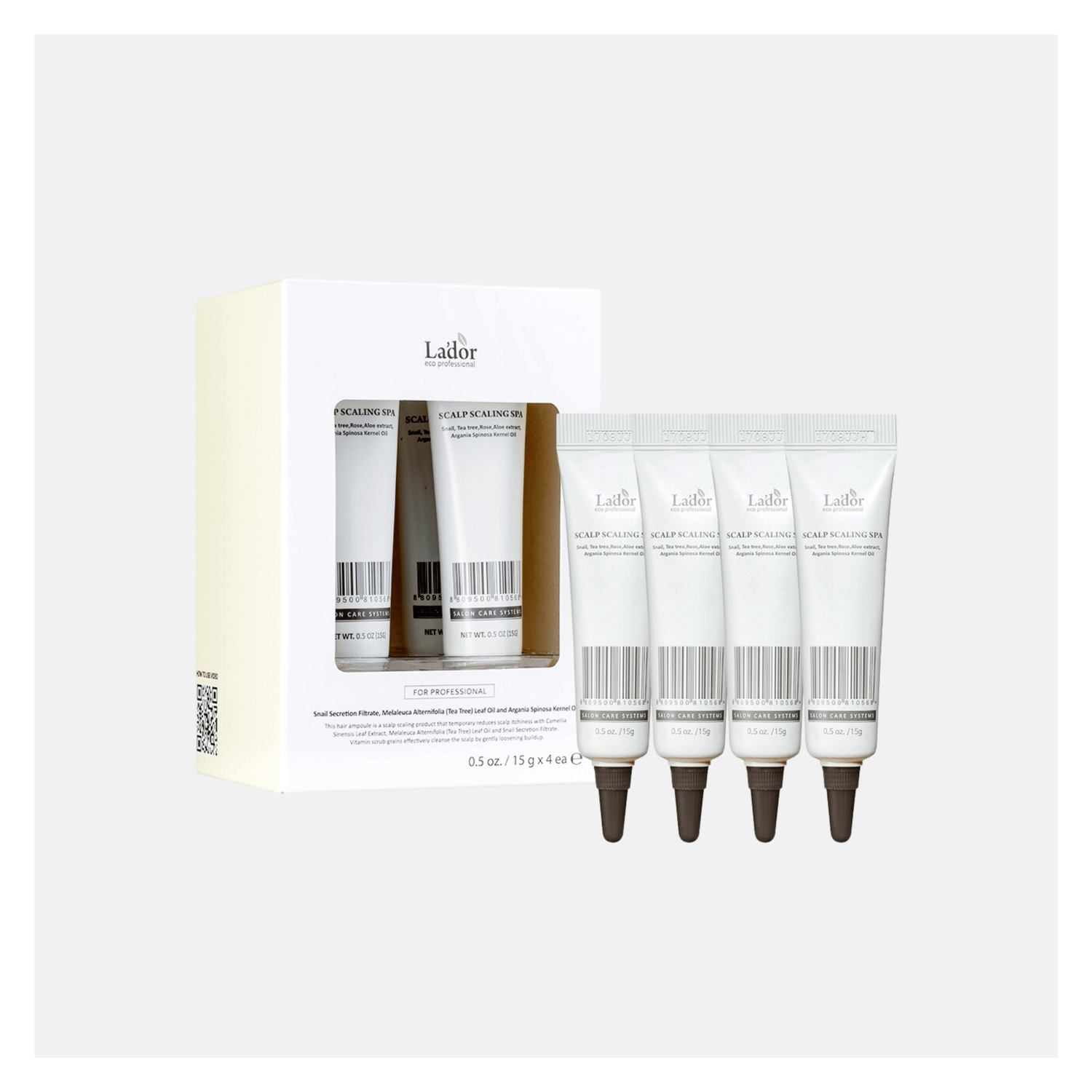 LADOR Scalp Scaling Spa, 4 pezzi da 15g