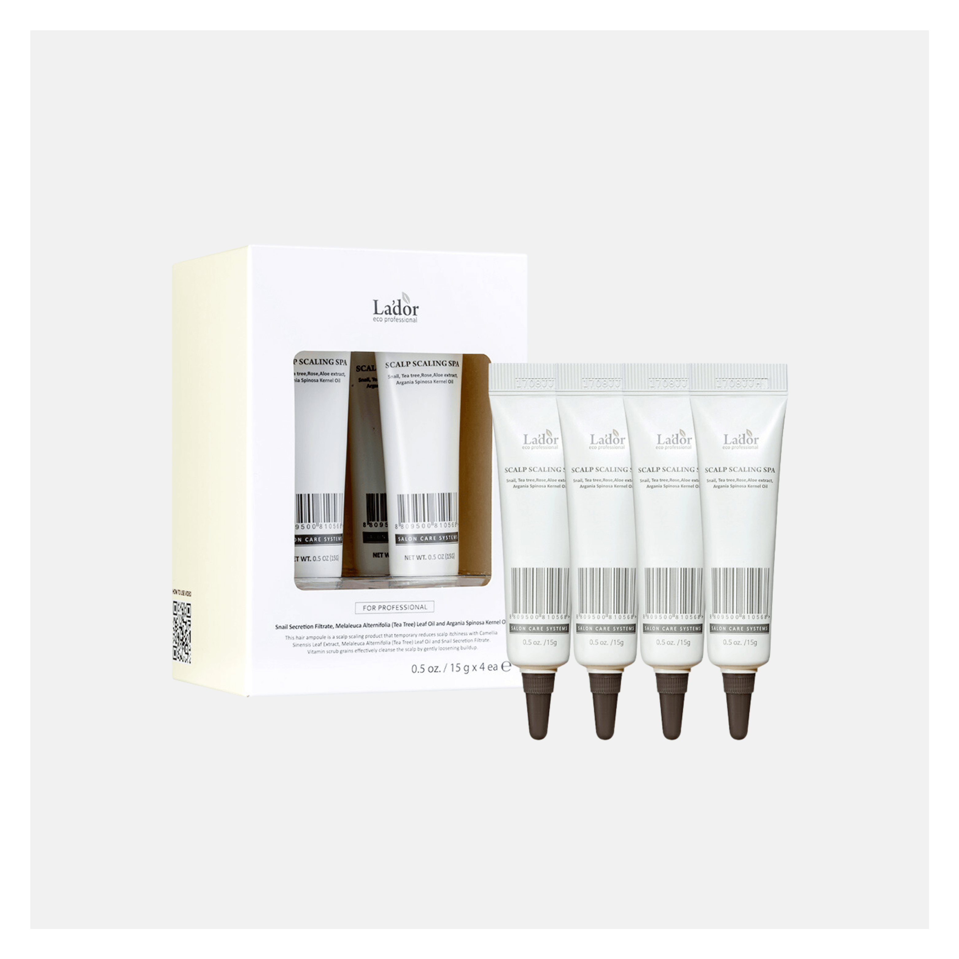 LADOR Scalp Scaling Spa, 4 pezzi da 15g