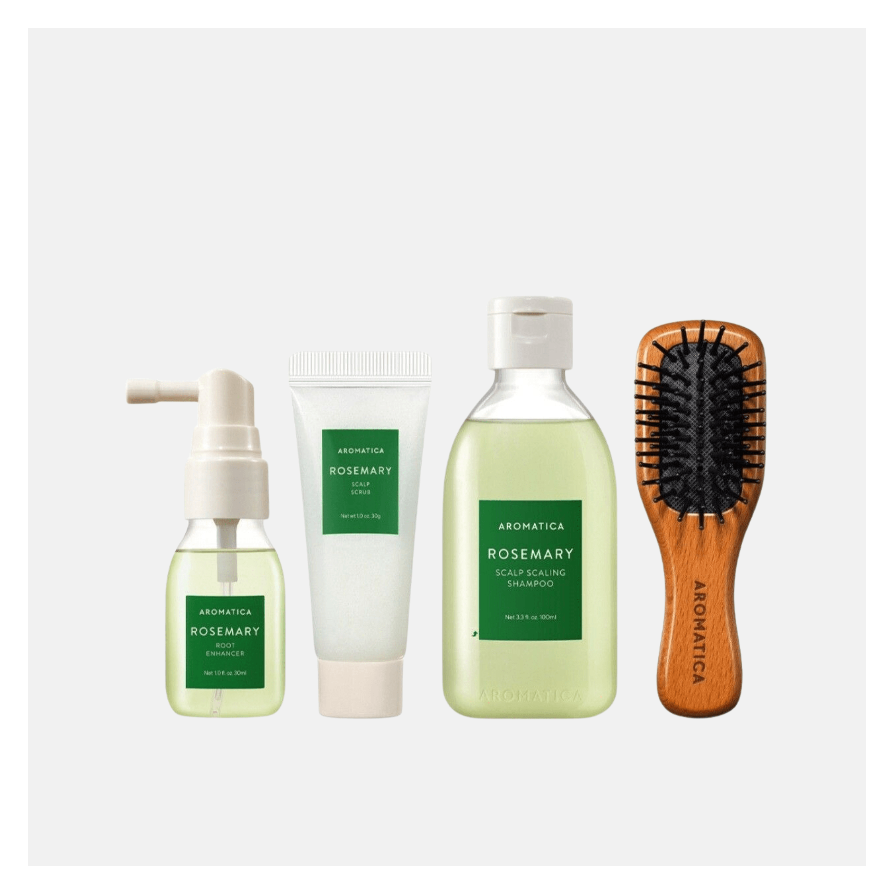 AROMATIC Rosemary Scalp Trial Kit, 4 pieces