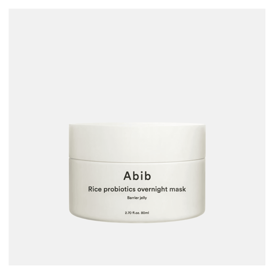 Abib Rice Probiotics Overnight Mask Barrier Jelly, 80ml
