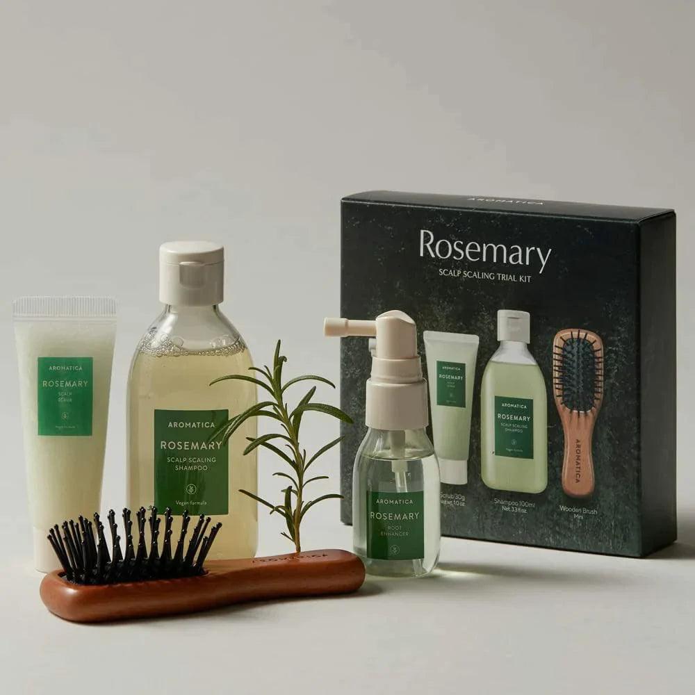 AROMATIC Rosemary Scalp Trial Kit, 4 pieces