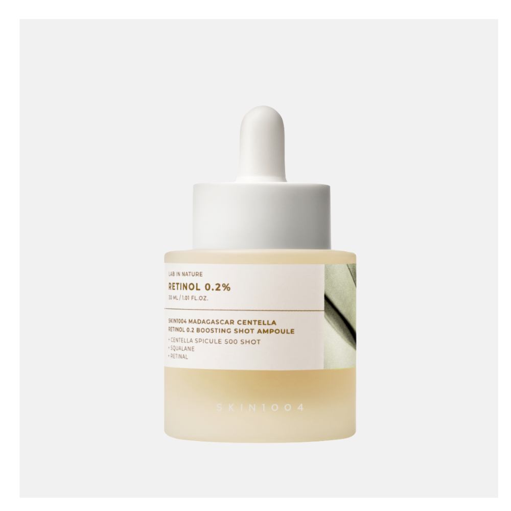 SKIN1004 Madagascar Centella Retinol 0.2 Boosting Shot Ampoule, 30ml