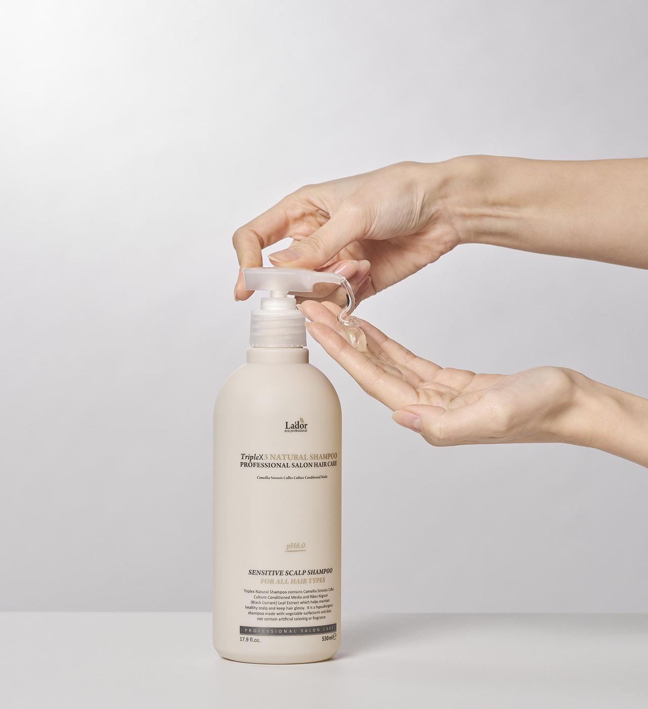 LADOR TripleX3 Natural Shampoo, 530ml