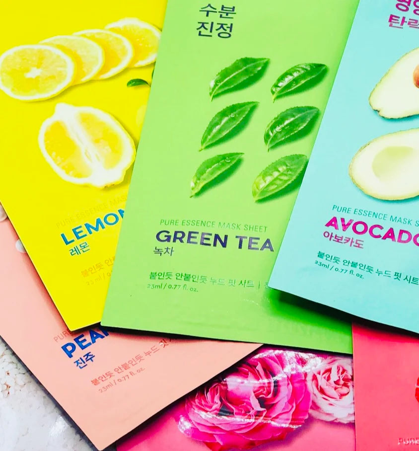 HOLIKA HOLIKA Pure Essence Mask Sheet - Green Tea, 23ml