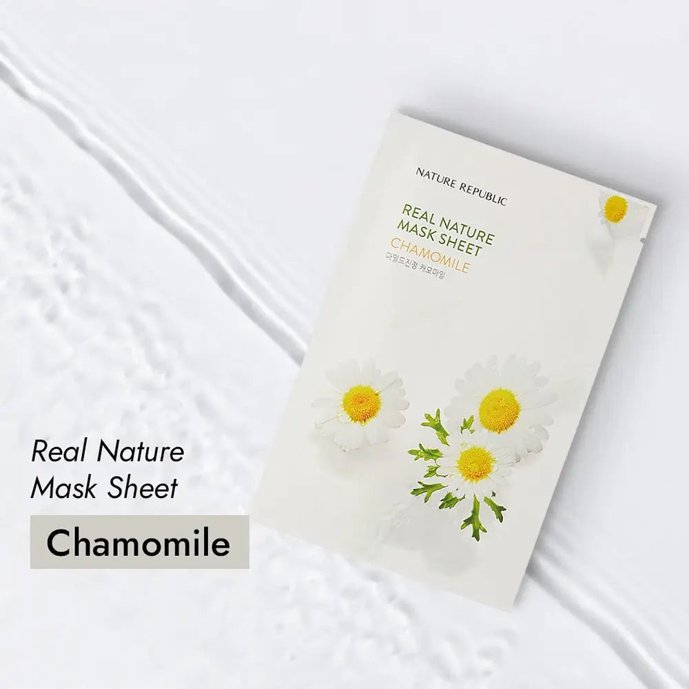 Nature Republic Real Nature Sheet Mask Chamomile, 23ml