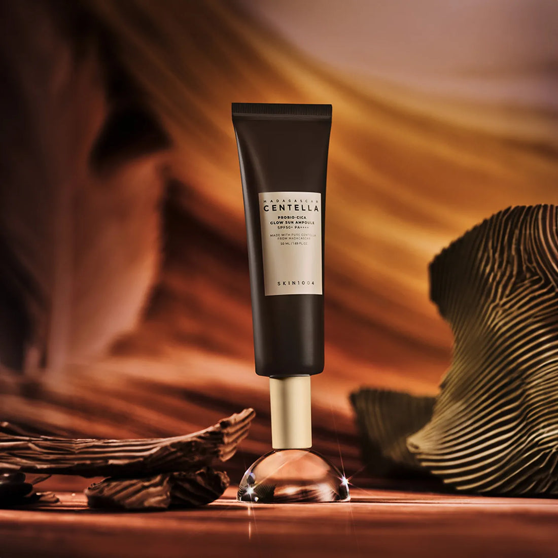 SKIN1004 Madagascar Centella Probio-Cica Glow Sun Ampoule, SPF50+ PA++++, 50ml