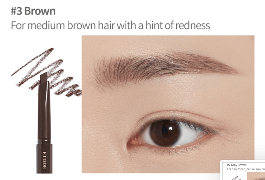ETUDE HOUSE Drawing Eyebrow, 3 colori