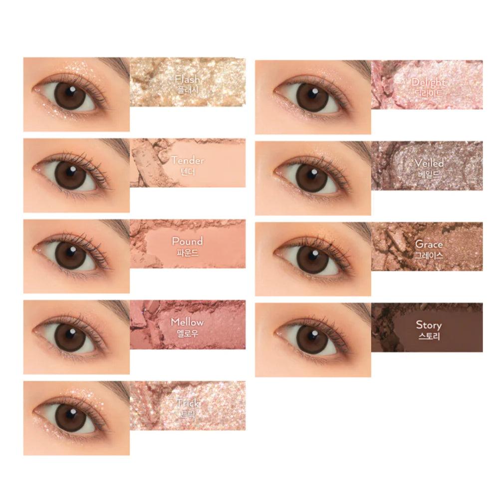 Unleashia - Glitterpedia Eye Palette - 3 All of Coralpink