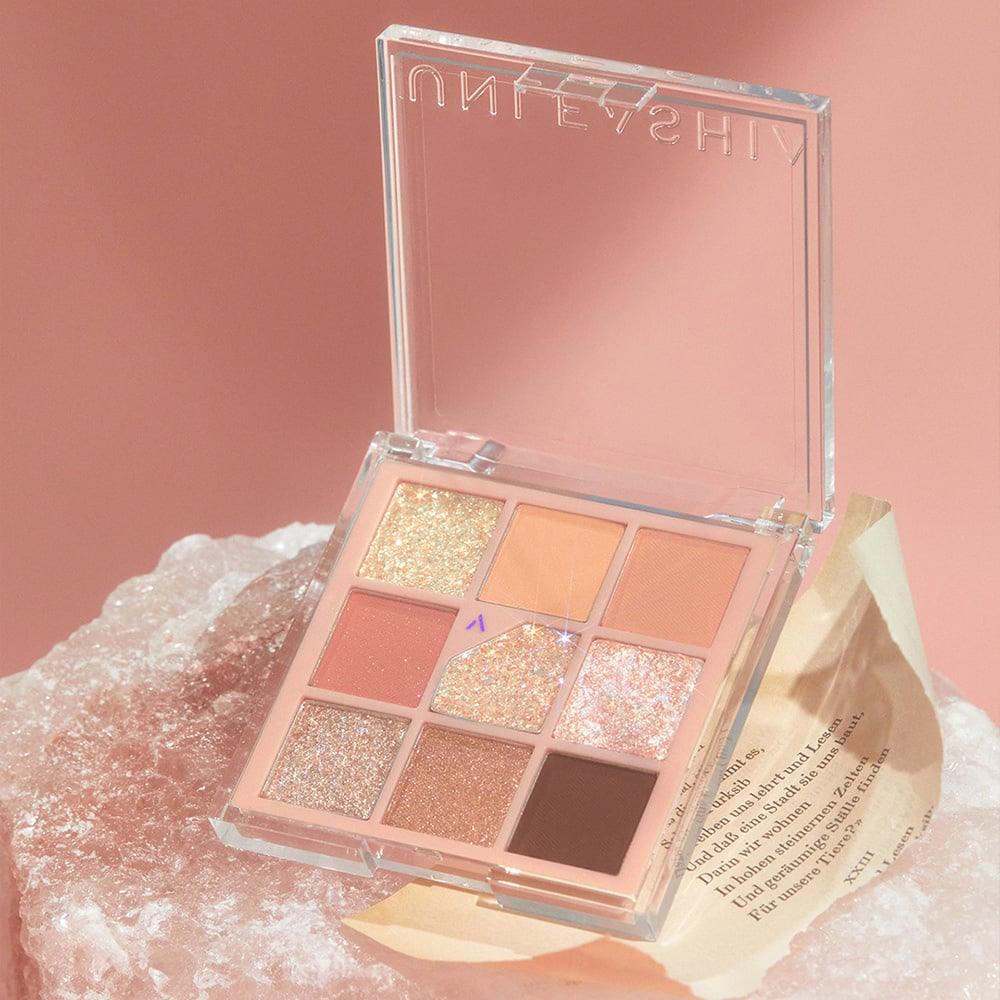 Unleashia - Glitterpedia Eye Palette - 3 All of Coralpink