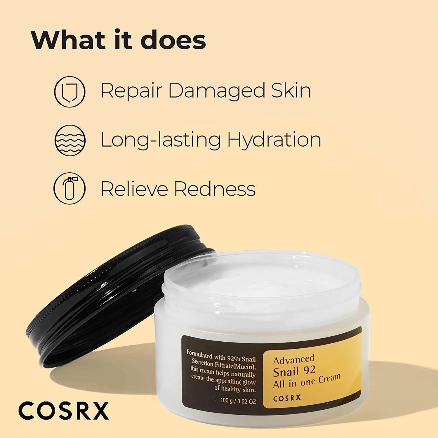 COSRX Advanced Snail 92 All in One Cream, 100ml - persiincorea