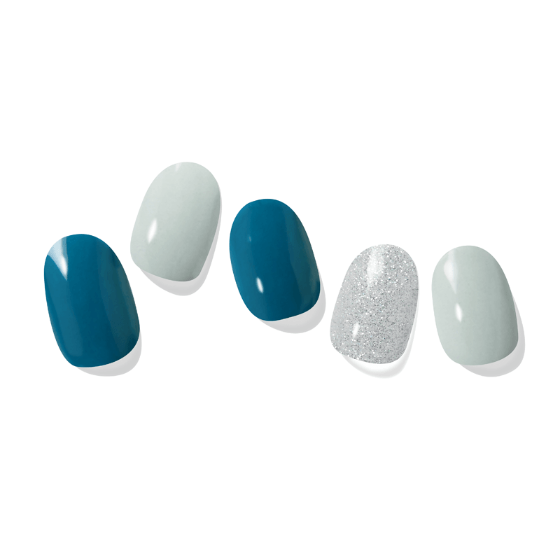 Unghie in Gel Adesive - BRILLANTE BLUE