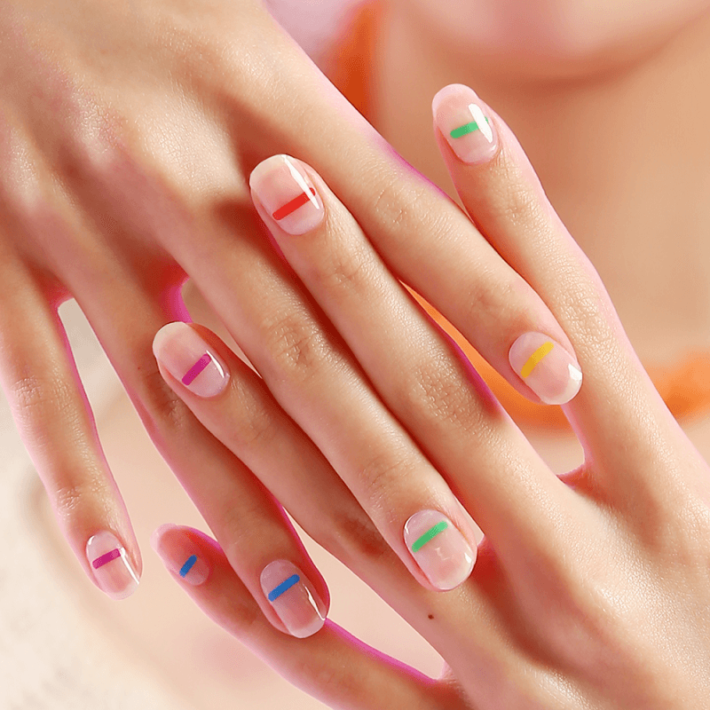 Unghie in Gel Adesive - Xylophone Nail