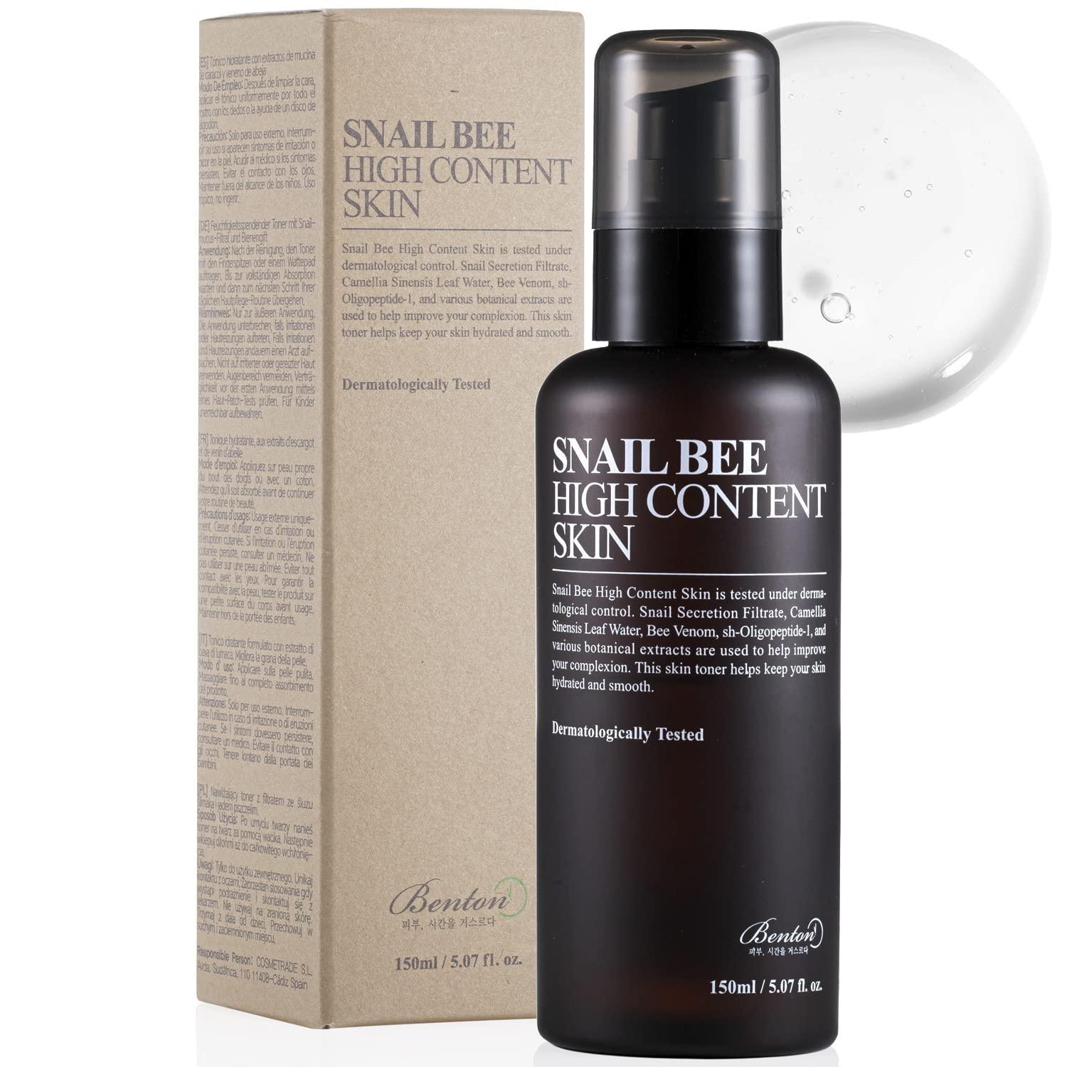 Benton Snail Bee High Content Skin Toner, 150ml - persiincorea
