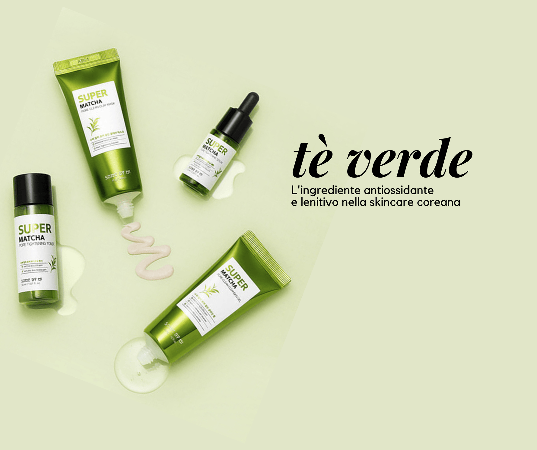 Il tè verde: l'ingrediente lenitivo e antiossidante nella skincare coreana