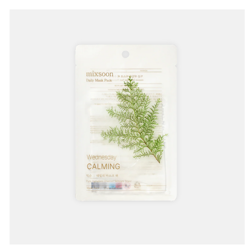 MIXSOON Daily Mask Pack Wednesday – Calming, 20 ml