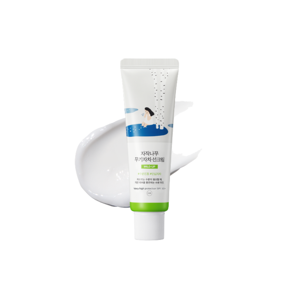 Round Lab Birch Juice Moisturizing Mild-Up Sunscreen, SPF50+ PA++++, 50ml