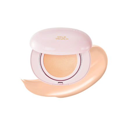 MILK TOUCH All-Day Skin Fit Milky Glow Cushion, 15g + OMAGGIO Mini Cushion Keyring