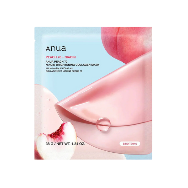 Anua Peach 70 Niacin Brightening Collagen Mask, 38g