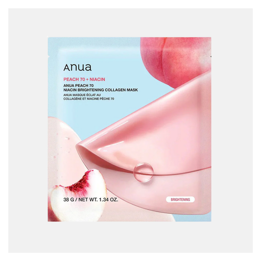 Anua Peach 70 Niacin Brightening Collagen Mask, 38g