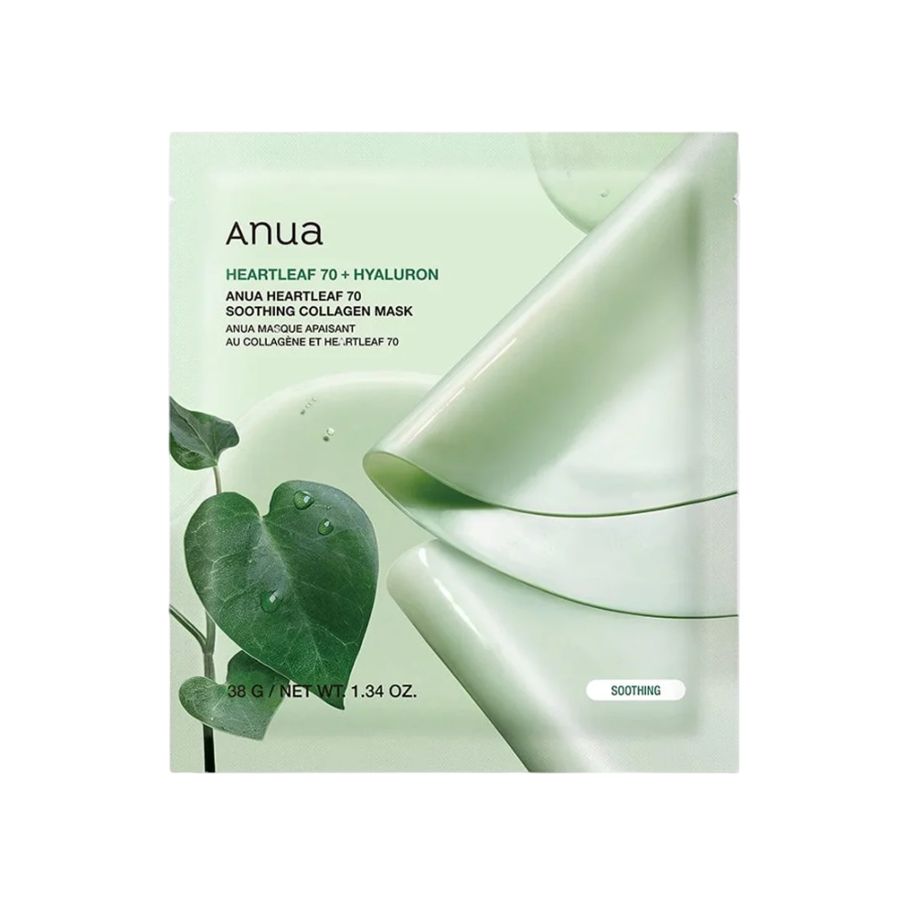 Anua Heartleaf 70 Soothing Collagen Mask, 38g