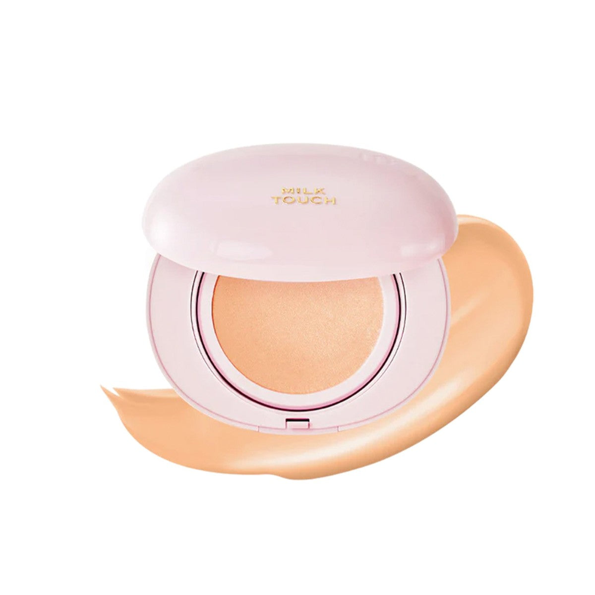 MILK TOUCH All-Day Skin Fit Milky Glow Cushion, 15g + OMAGGIO Mini Cushion Keyring