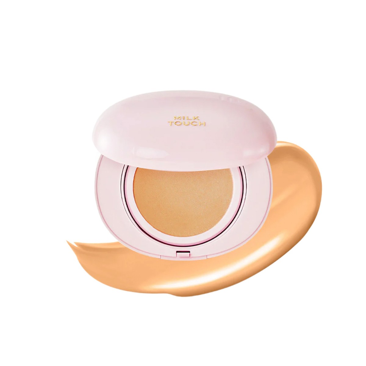 MILK TOUCH All-Day Skin Fit Milky Glow Cushion, 15g + OMAGGIO Mini Cushion Keyring
