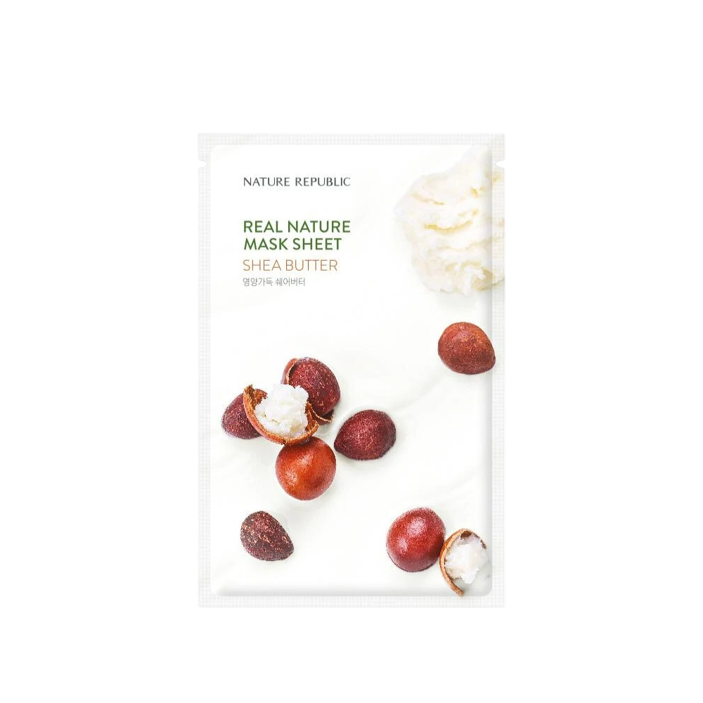 Nature Republic Real Nature Sheet Mask Shea Butter, 23ml