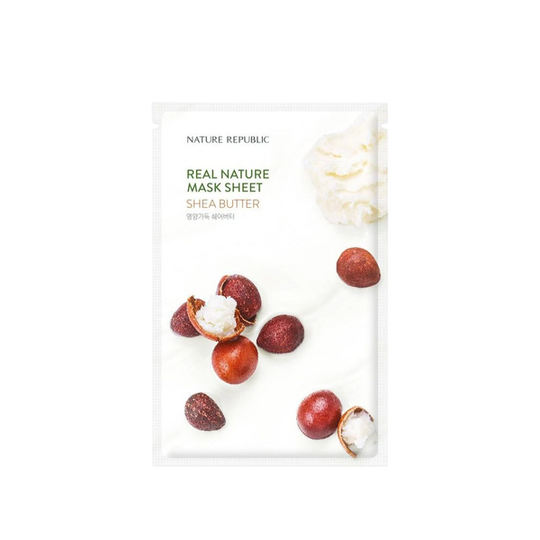 Nature Republic Real Nature Sheet Mask Shea Butter, 23ml