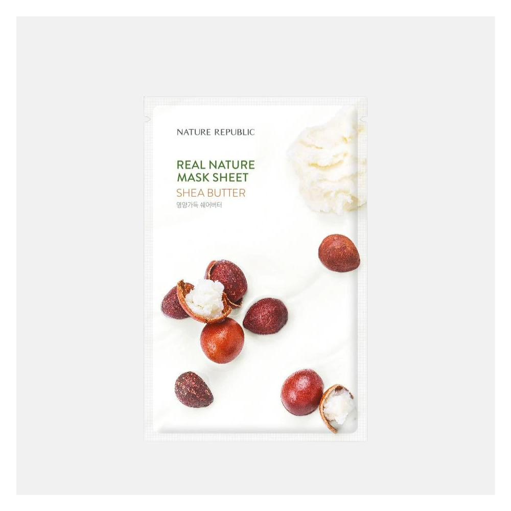Nature Republic Real Nature Sheet Mask Shea Butter, 23ml