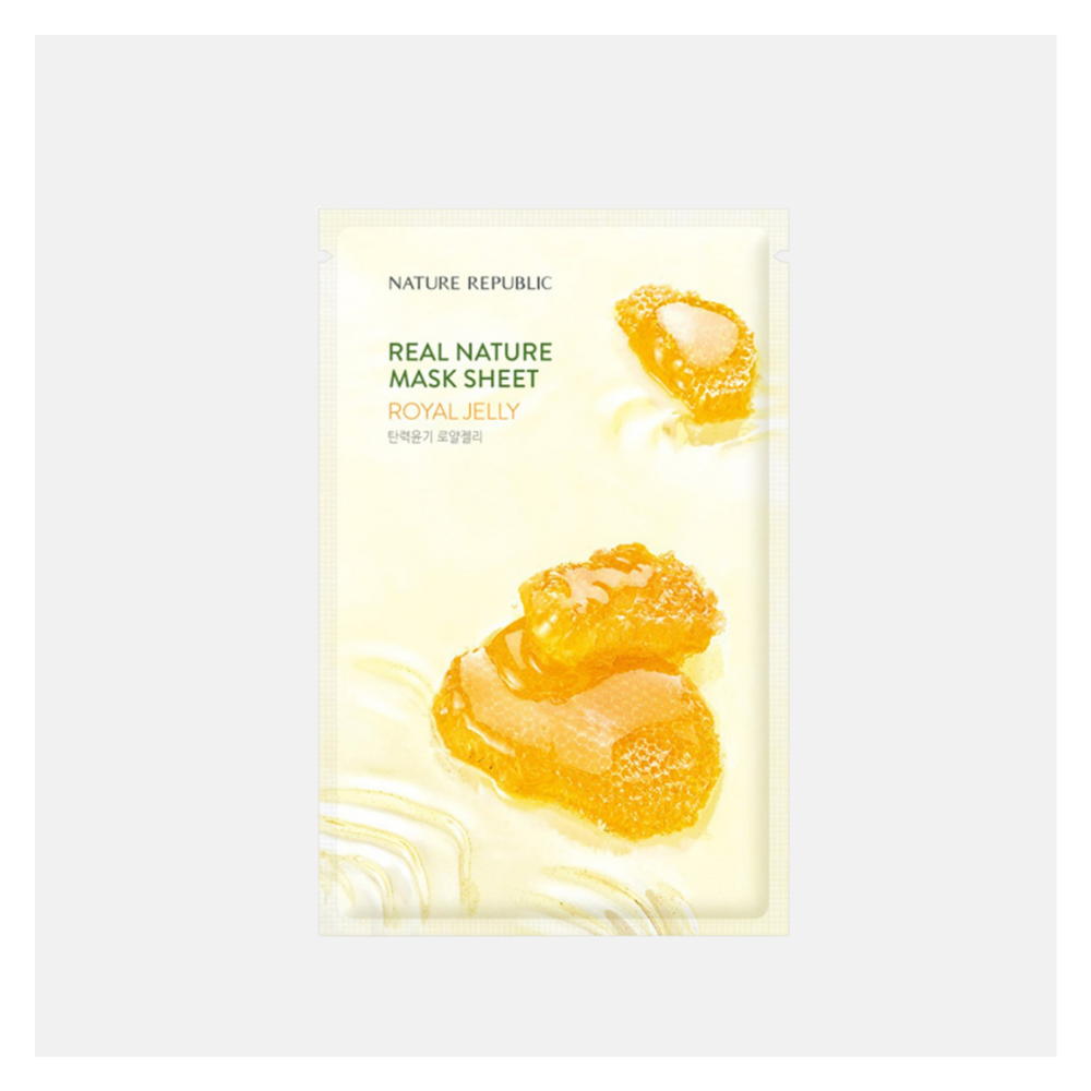 Nature Republic Real Nature Sheet Mask Royal Jelly, 23ml
