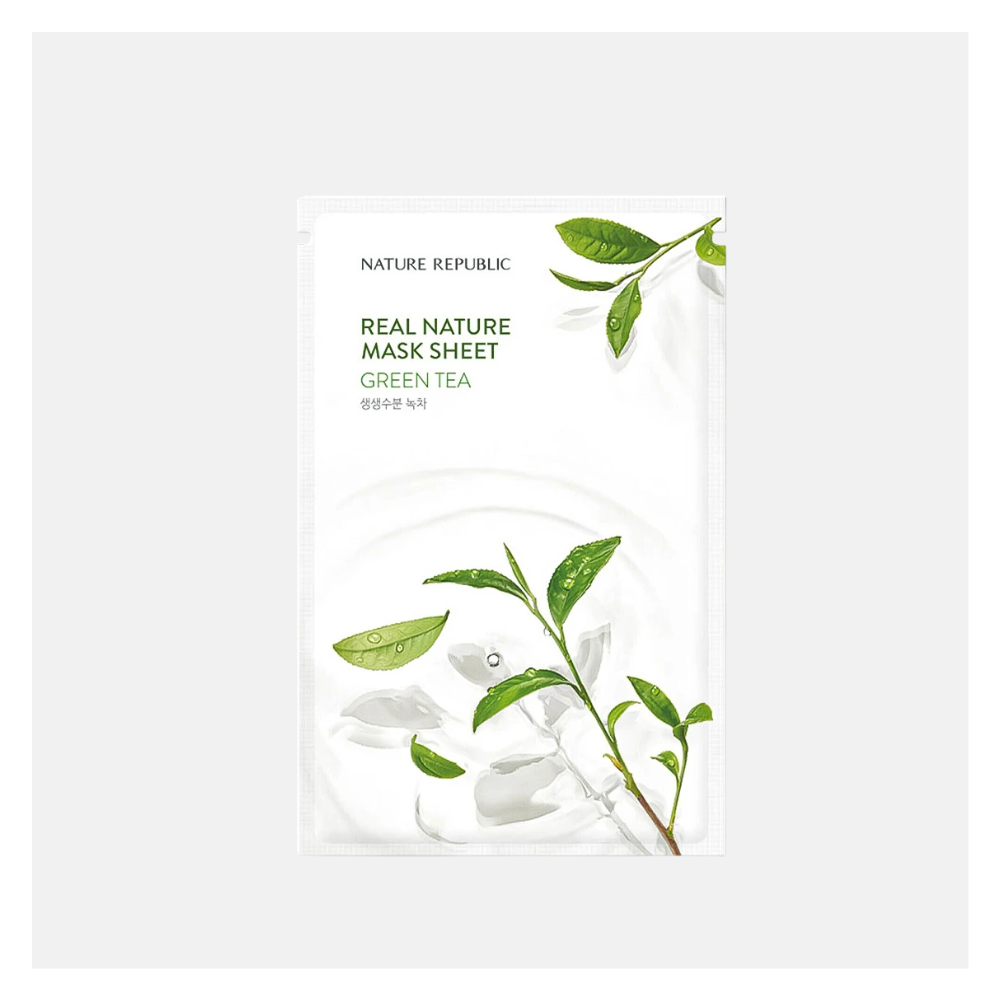 Nature Republic Real Nature Sheet Mask Green Tea, 23ml