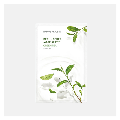 Nature Republic Real Nature Sheet Mask Green Tea, 23ml