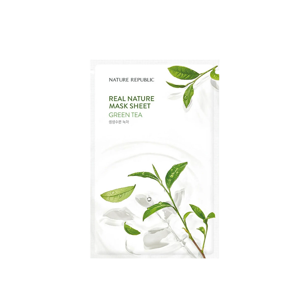 Nature Republic Real Nature Sheet Mask Green Tea, 23ml