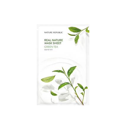 Nature Republic Real Nature Sheet Mask Green Tea, 23ml