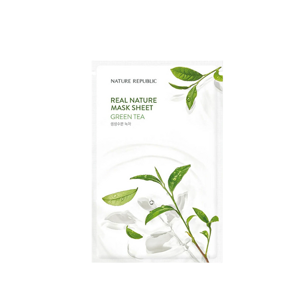 Nature Republic Real Nature Sheet Mask Green Tea, 23ml