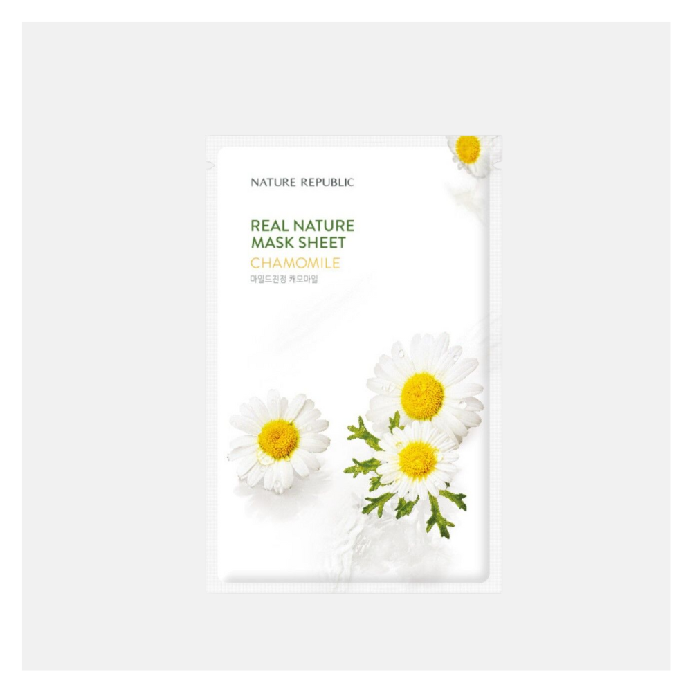 Nature Republic Real Nature Sheet Mask Chamomile, 23ml
