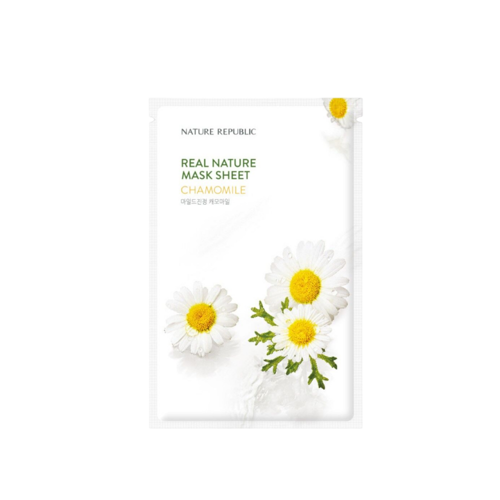 Nature Republic Real Nature Sheet Mask Chamomile, 23ml