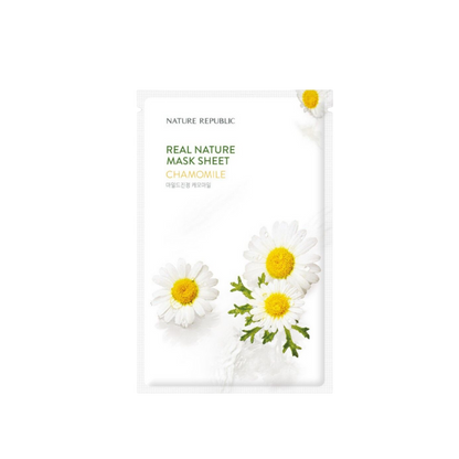 Nature Republic Real Nature Sheet Mask Chamomile, 23ml