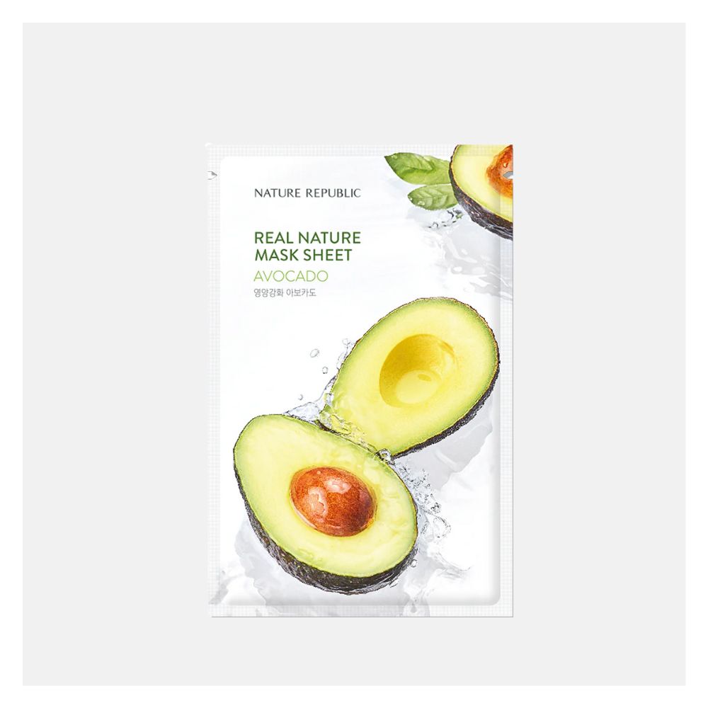 Nature Republic Real Nature Sheet Mask Avocado, 23ml