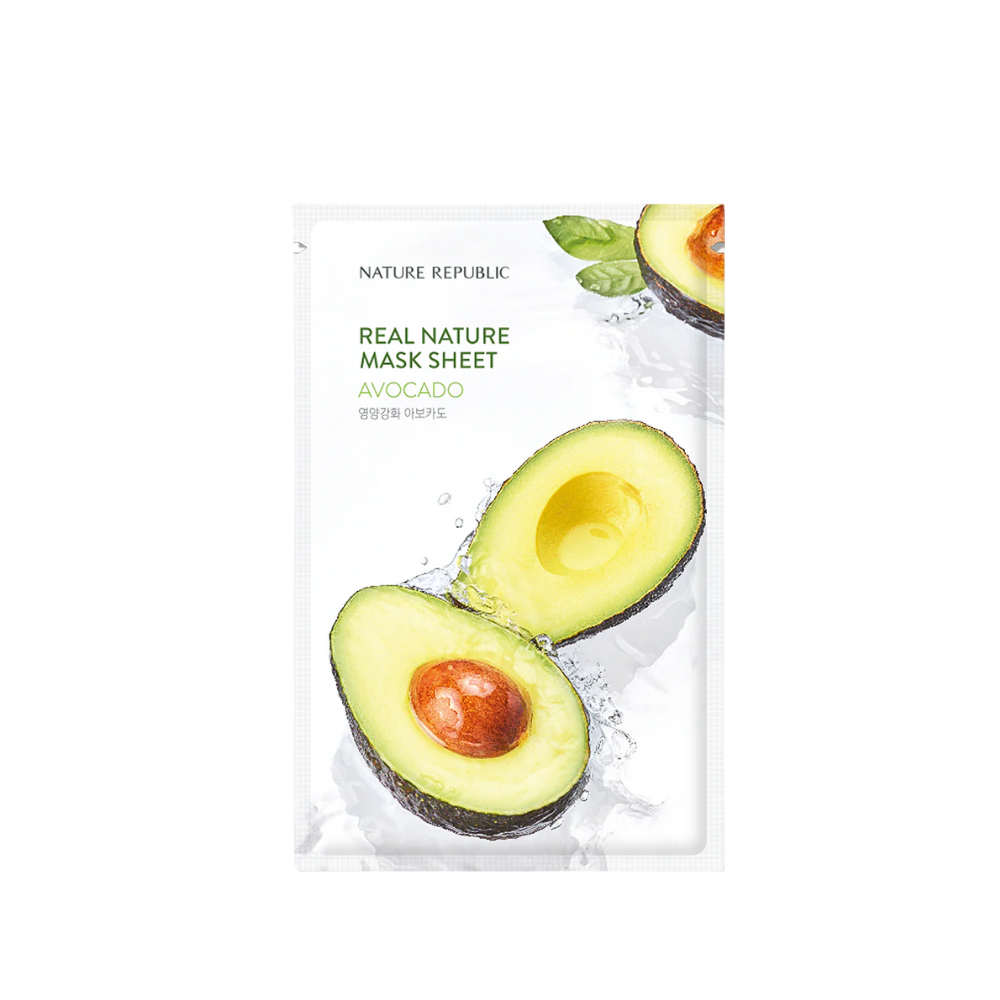 Nature Republic Real Nature Sheet Mask Avocado, 23ml