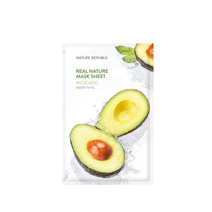 Nature Republic Real Nature Sheet Mask Avocado, 23ml