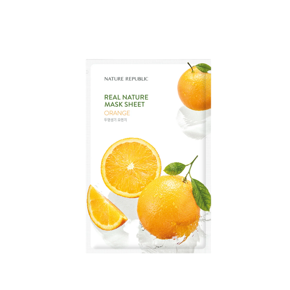 Nature Republic Real Nature Sheet Mask Orange, 23ml