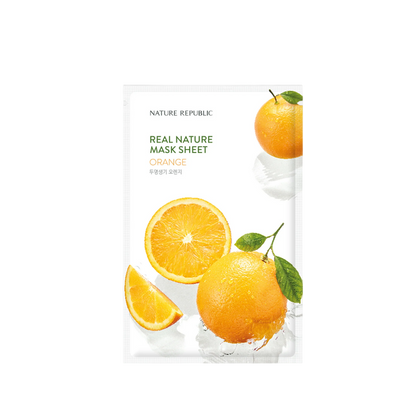 Nature Republic Real Nature Sheet Mask Orange, 23ml