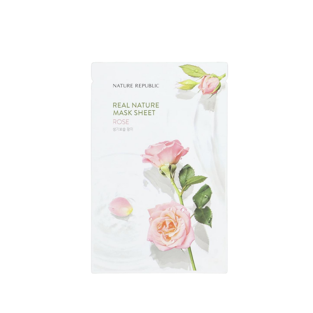 Nature Republic Real Nature Sheet Mask Rose, 23ml