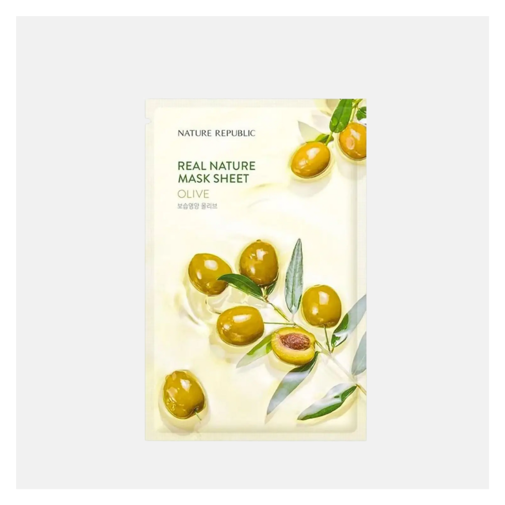 Nature Republic Real Nature Sheet Mask Olive, 23ml