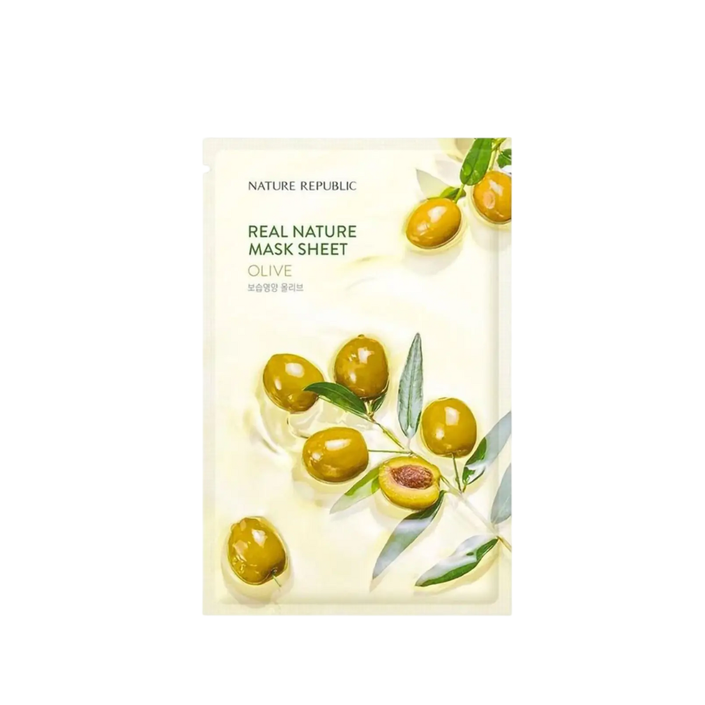 Nature Republic Real Nature Sheet Mask Olive, 23ml